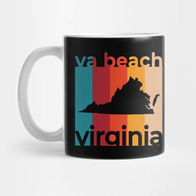 Virginia Beach VA Retro by easytees